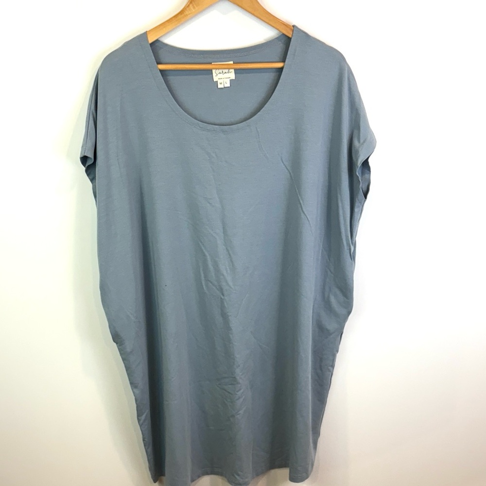 Sattva by Sarah Slate Blue dress size M/L